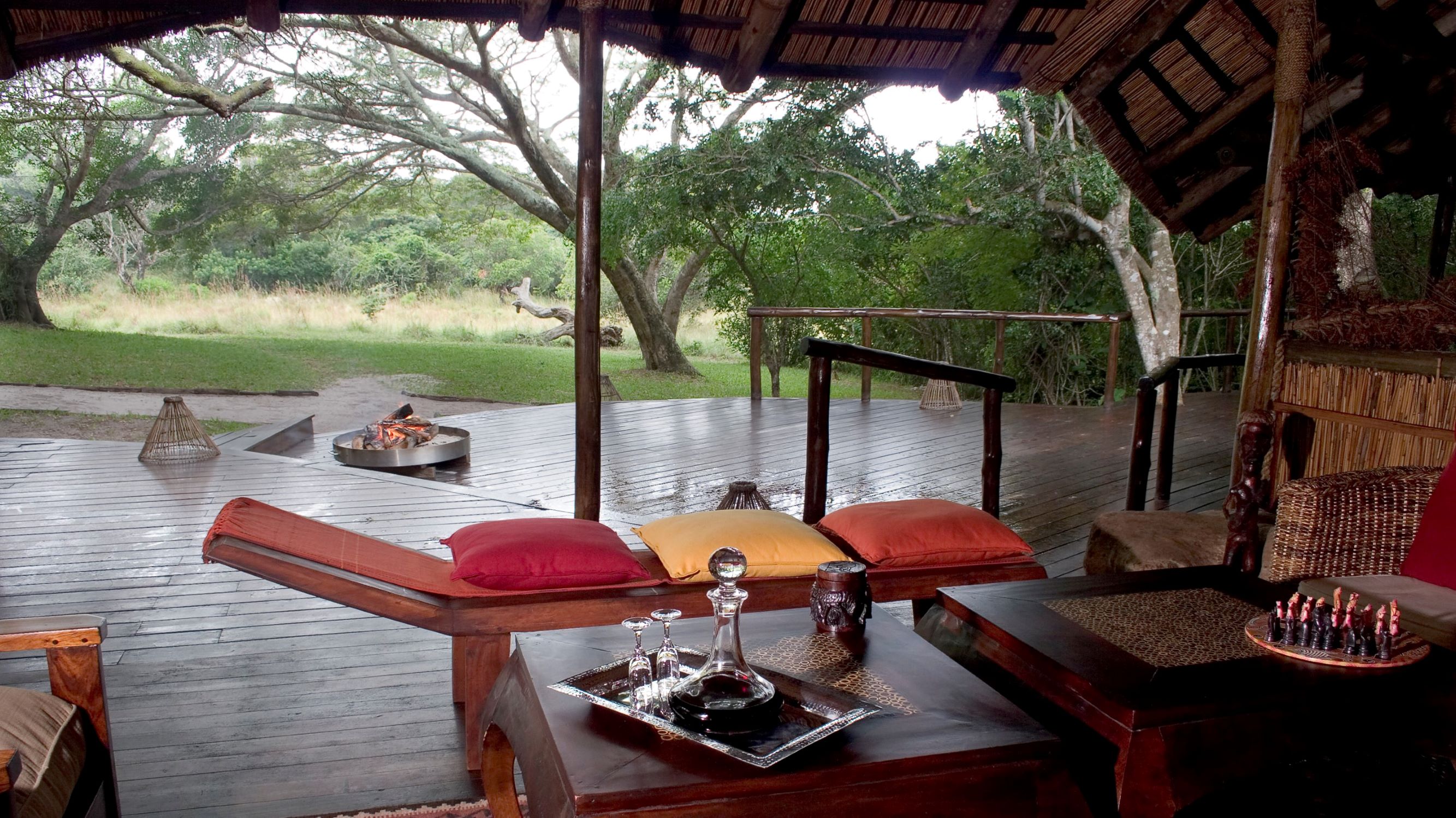 Kosi Forest Lodge Lounge Interior